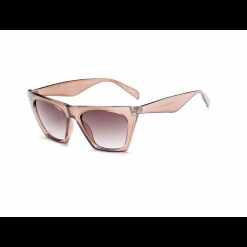 Angeled Wide Frame Sunglasses